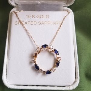 Kohl's 10 k created sapphire